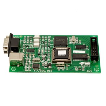 Imagen de GST P-9933 tarjeta comunicación serial/USB  RS 232 (conecta panel GST200N/ M200 a GUI o PC programador)