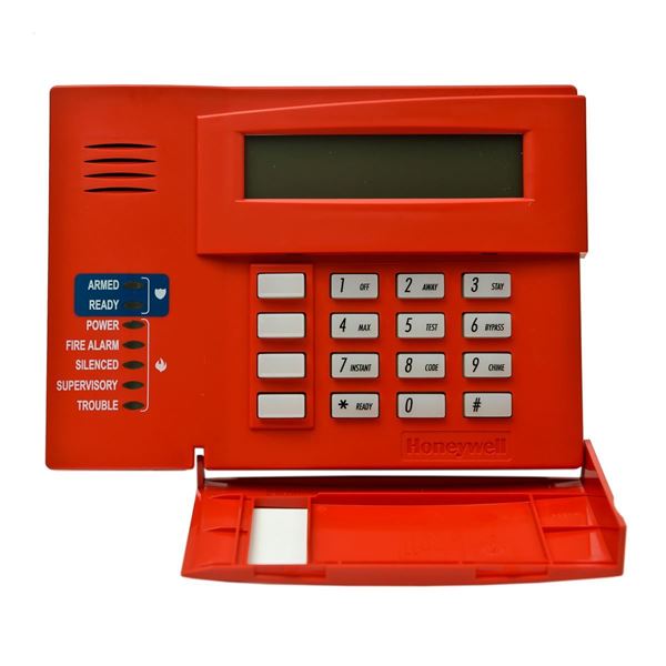 Imagen de HONEYWELL 6160CR-2 teclado rojo panel VISTA incendio UL