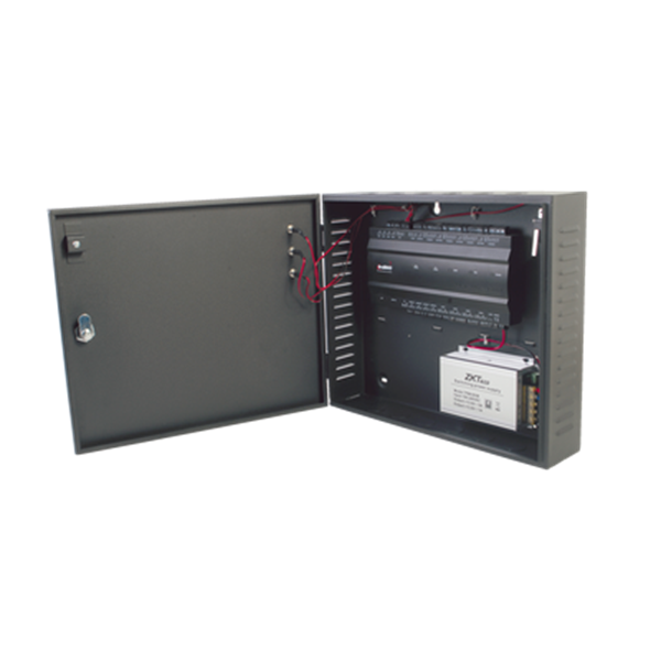 Imagen de ZKTECO INBIO 460 package B (gabinete metalico y fuente) panel accesos 4 puertas (max 8 lectoras), p/software ZKAccess