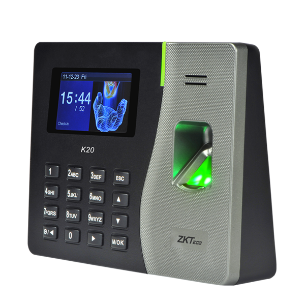 Imagen de ZKTECO K20 reloj de presentismo biometrico por huella