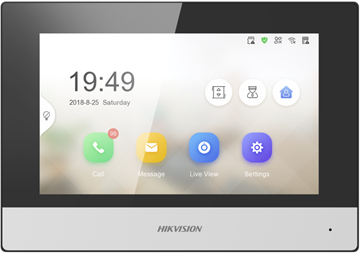 Imagen de HIKVISION MONITOR VIDEO PORTERO IP Y ANÁLOGO  DS-KH6320-WTDE1 | 7 PULGADAS | PANTALLA TÁCTIL | WIFI