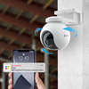 Imagen de EZVIZ CÁMARA PT 2K A BATERÍA EB8 4G | CONEXIÓN CELULAR 4G LTE | 360° | COMPATIBLE CON PANEL SOLAR