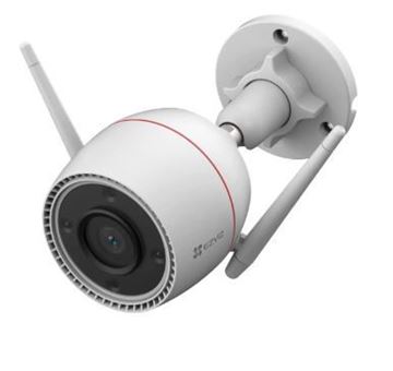 Imagen de EZVIZ BULLET IP WIFI H3c (ROJO) | 3MP (2K)/ 2.8mm | COLOR NOCTURNO | DEFENSA ACTIVA