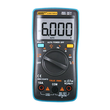 Imagen de Tester digital profesional con medidor de temperatura IS-9606-TEMP