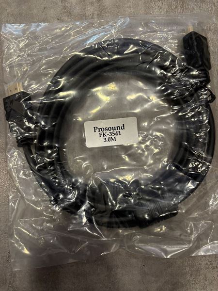 Imagen de Cable HDMI A HDMI Prosound 3M 24K1.4V  FK-3541-3