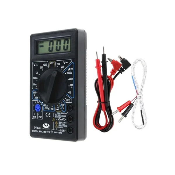 Imagen de Tester digital C/med temp. DT-838