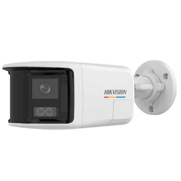 Imagen de HIKVISION CÁMARA PANORÁMICA 6MP COLORVU DS-2CD1T67G2HP-LIUF/SL | VISIÓN DE 180° | LUZ HÍBRIDA | DISUASIÓN ACTIVA