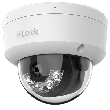 Imagen de HILOOK DOMO IP 4MP LUZ HÍBRIDA IPC-D140HA-LUC | DETECCIÓN DE HUMANOS | MICRÓFONO INTEGRADO | USO INTERIOR