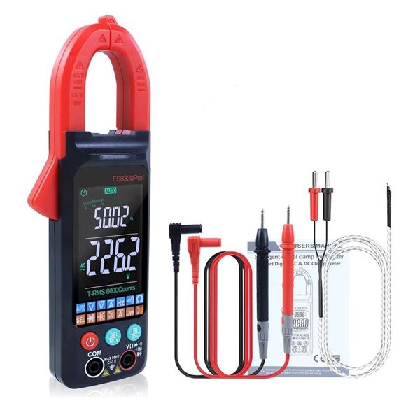 Imagen de Pinza Amperimetrica Profesinal FS8330PRO